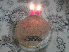 کیک تولد اقای شوهر.خودم پز.