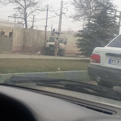 سپاه جمهوری اسلامی. ورودی شهر بوکان😡