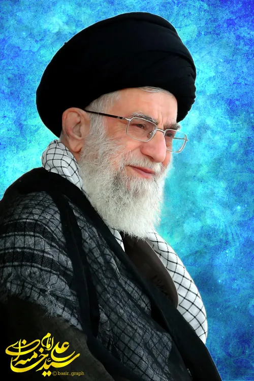 تصویر پس زمینه امام خامنه ای اللهم احفظ قائدنا الخامنه ای