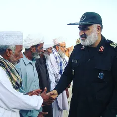 بازدید از مناطق بلوچستان توسط سردار شهید حاج حبیب لک زایی