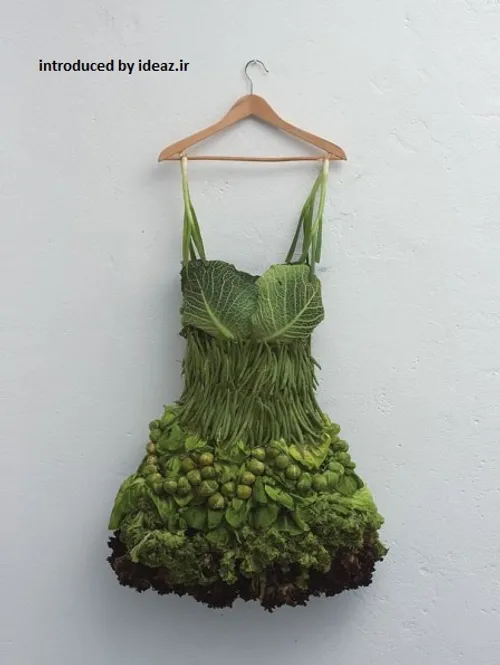 لباسی از برگ و میوه