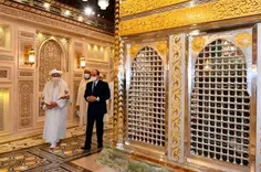 سلطان فرقه بهره به همراه سیسی از توسعه مسجد الحسین بازدید