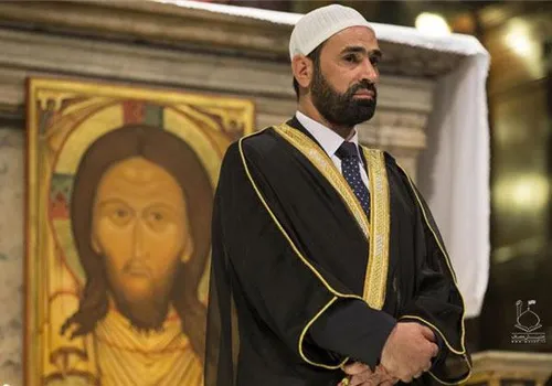 مسلمانان و کاتولیک های فرانسه در کنار هم در مراسم ادای اح