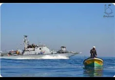 یک قایق ماهیگیری فلسطینی هدف حمله نیروی دریایی رژیم صهیون