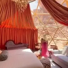 کمپ بسیارلوکس درصحرای رم اردن.