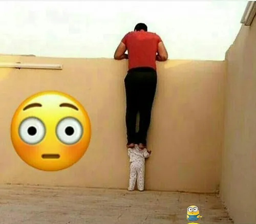 وقتی بچه رو 10 دقیقه با پدر تنها میزاری 😂 😂 😂