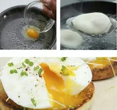 تصویری که میبینید,مربوط به پخت تخم مرغ در آب جوشه,بدون رو