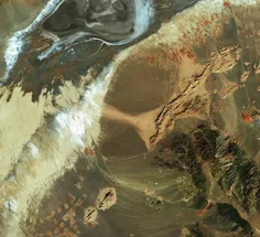 عکس ماهواره‌ای از شمال‌شرق ایران که سازمان  فضایی اروپا ب