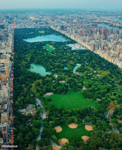 پارک زیبای سنترال به عنوان اکسیژن شهر نیویورک