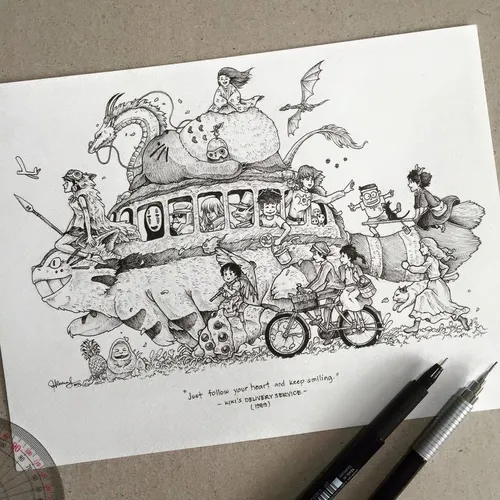 doodle doodleart penandink kerbyrosanes sketchystories gh