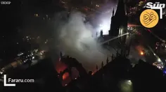🎥 کلیسای تاریخی لندن در آتش سوخت