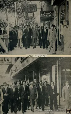 تصویری از صدام در خیابان‌های تهران