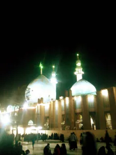 من امشب رفتم مسجد مقدس جمکران و برا همه بچه های گل ویسگون