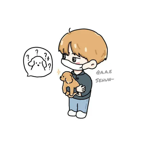 قربونت برم😍😍😍😍 sehun fanart exo ohsehun vivi