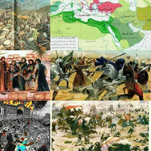 سقوط ساسانیان و هجوم تازی ها به امپراتوری ایران زمین😢