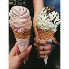یه بستنی خوشمزه با دوست خوبم