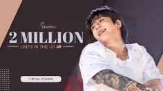 موزیک SEVEN جونگکوک به ۲ میلیون فروش یونیت در آمریکا رسید