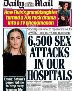 🔞در بیمارستان‌های انگلیس ۶۵۰۰ تجاوز جنسی طی ۳ سال (هفته ا