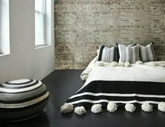 #ایده‌هایی برای چیدمان سیاه و سفید اتاق خواب 