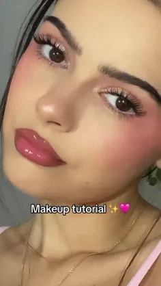 Makeup tutorial : آموزش میکاپ ❤️💖😍🌺