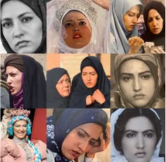 #گریم سمیرا حسینی برای نقش های مختلف  #هنرمندان #فردوس_بر