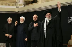 📷 تصاویر ورود و حضور رهبر انقلاب در حسینیه امام خمینی(ره)