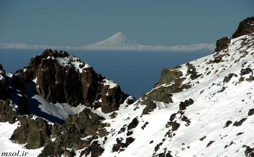 didane gholleye damavand, az balaye kohe karkas...