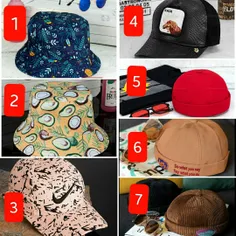 💥💫فروش ویژه کلاه  در طرح های مختلف 