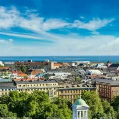 شهر هلسینکی، پایتخت فنلاند، در شبه جزیره ای در دل خلیج فن