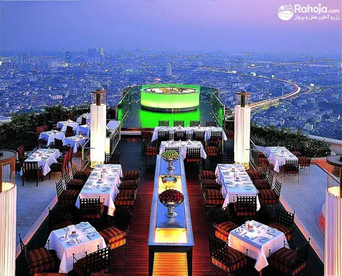 "⁣سیروکو" مرتفع ترین رستوران روباز در دنیا است که در طبقه