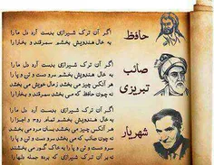 دعوا روی ترک ایرانی بین شاعر ها