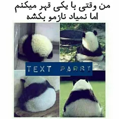 هه اخرشم خودم اشتی میکنم :)