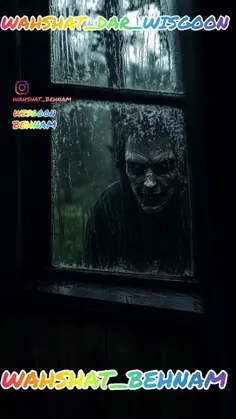 😨فرض کن،نصفه شب یهویی این صحنه رو، ازپشت پنجره اتاقت ببین
