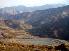 نمایی از سد بانه