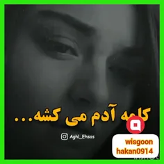 کلمه آدم میکشه ...