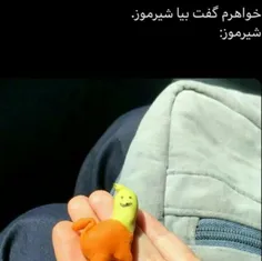 شیرموز از نگاهی دیگر😂💔