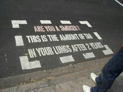 اگرشما سیگاری هستید،این اندازه قیر