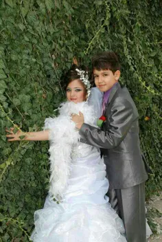 محسن و مریم عروس و دوماد سیزده ساله