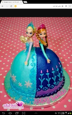 اینم  کیک  السا و آنا
