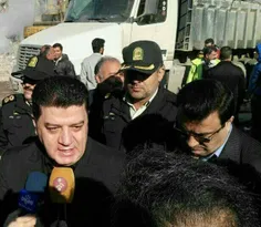 سفیر سوریه در تهران در محل حادثه پلاسکو حضور یافت.