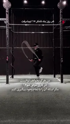 من هرگز نخواهم توانست در کاری موفق شوم مگر اینکه آن را با