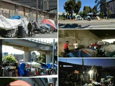 آمریکا|افزایش ۱۶ درصدی بی‌خانمانی در "کالیفرنیا"