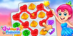 دانلود Gummy Paradise بازی پازل بهشت جادویی اندروید + مود