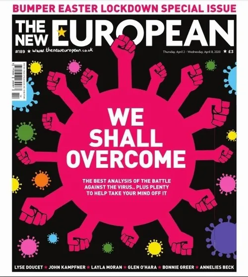 طرح جلد جالب مجله the new European