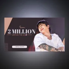 موزیک SEVEN جونگکوک به ۲ میلیون فروش یونیت در آمریکا رسید