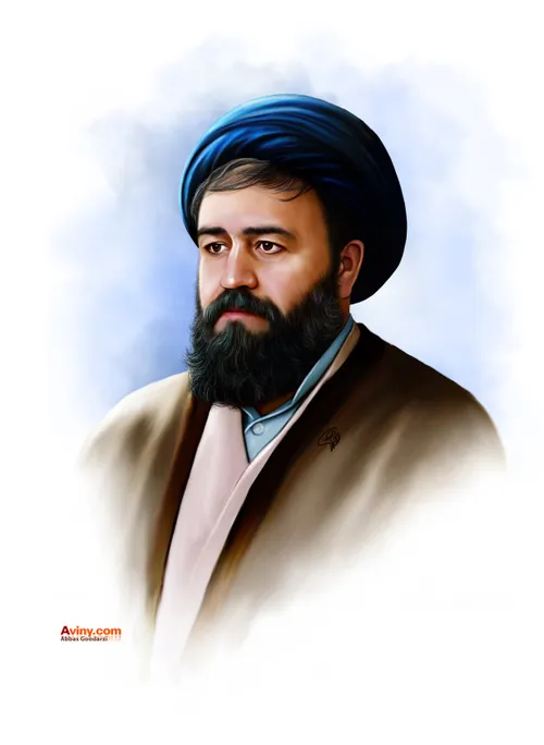 نقاشی چهره سید احمد خمینی (یادگار امام)