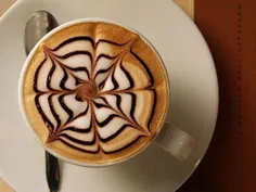 قهوه با طرح زیبا5