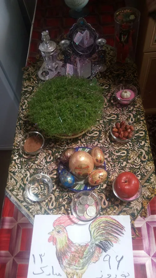 سفره هفت سین دایی عزیز