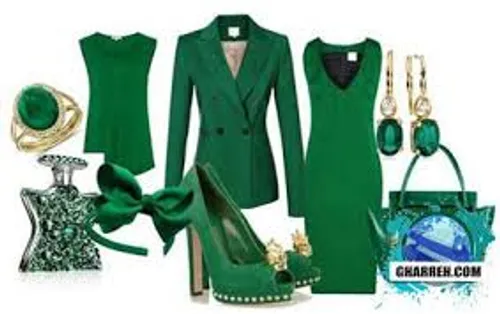 ست لباس سبز