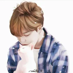 #jimin_fanart💓 💖 💖 💙 😻 😻 😸